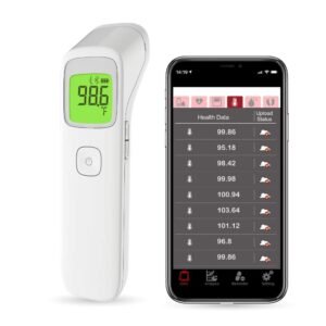 Uright Wireless Forehead Thermometer, Non-Contact Digital Thermometer for Adult, Baby and Children
