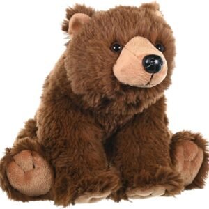 Wild Republic Brown Bear Plush, Stuffed Animal, Plush Toy, Gifts for Kids, Cuddlekins 12 Inches